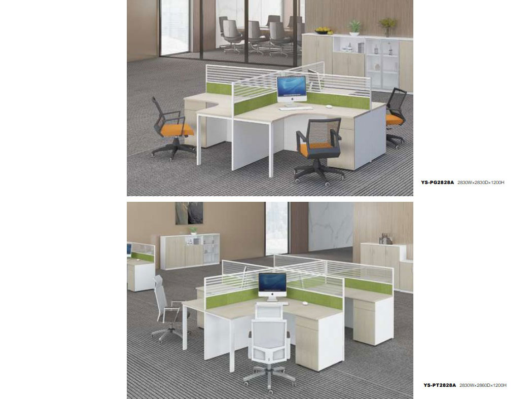 铝材屏风办公桌